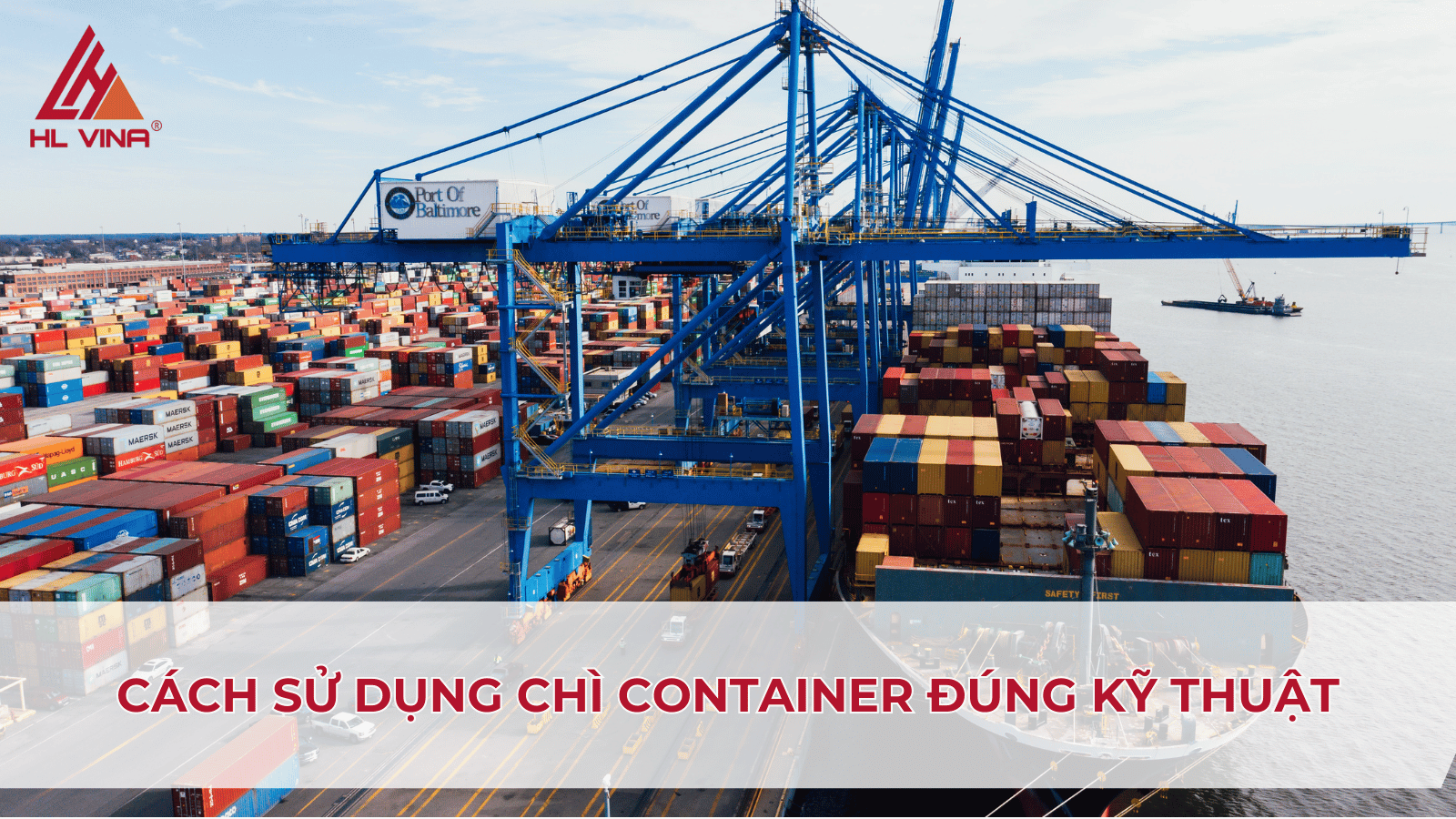 Cách sử dụng chì container đúng kỹ thuật