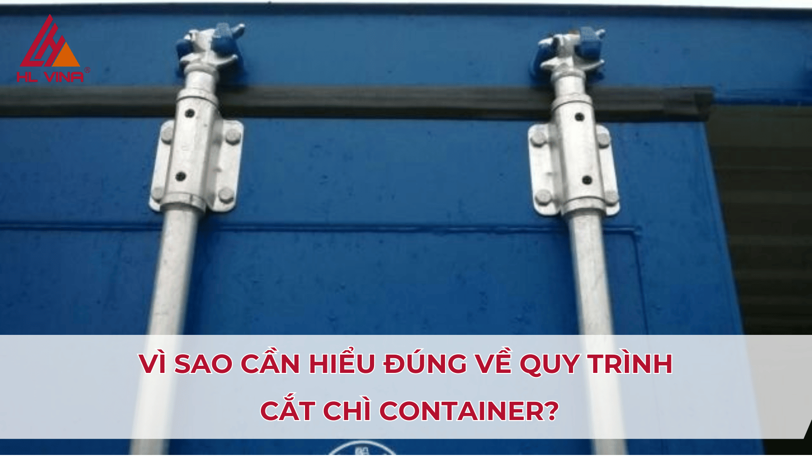 Vì sao cần hiểu đúng về quy trình cắt chì container?