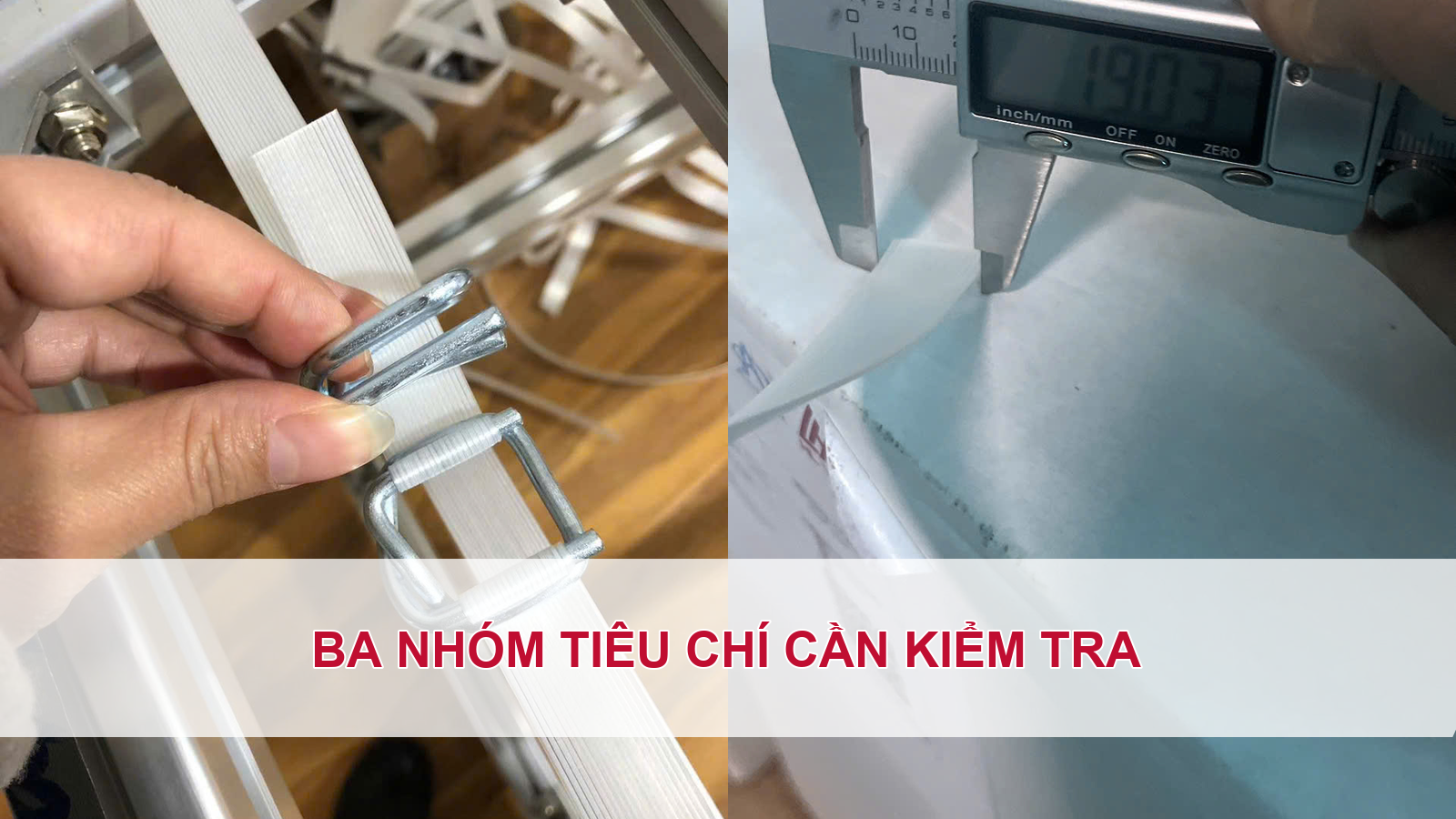 Ba nhóm tiêu chí cần kiểm tra