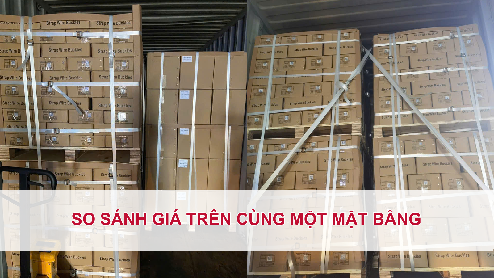 So sánh giá trên cùng một mặt bằng