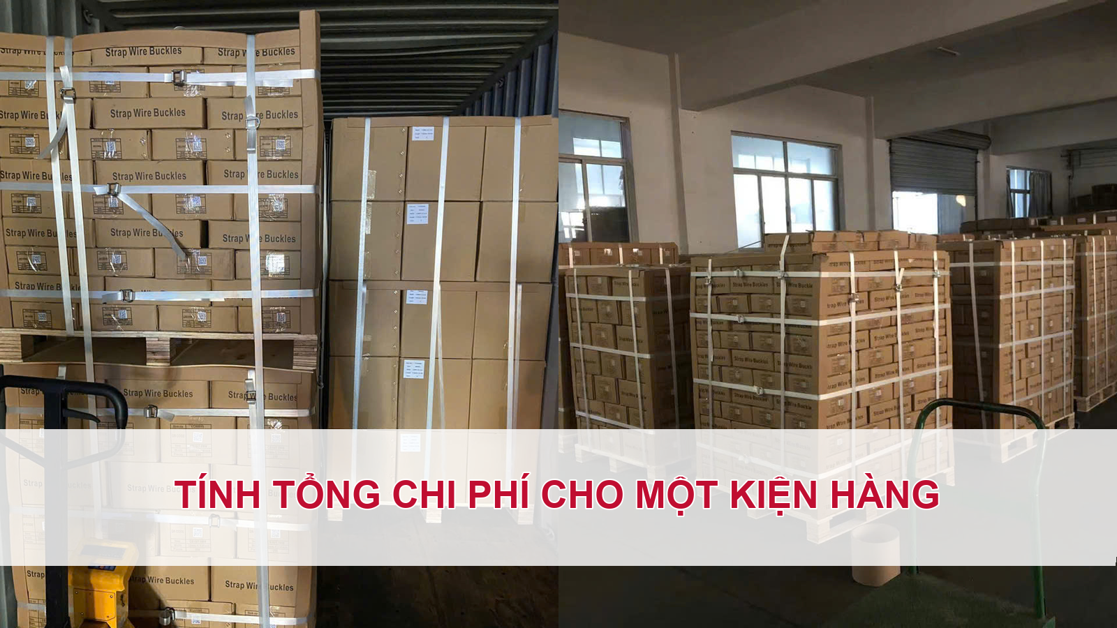 Tính tổng chi phí cho một kiện hàng