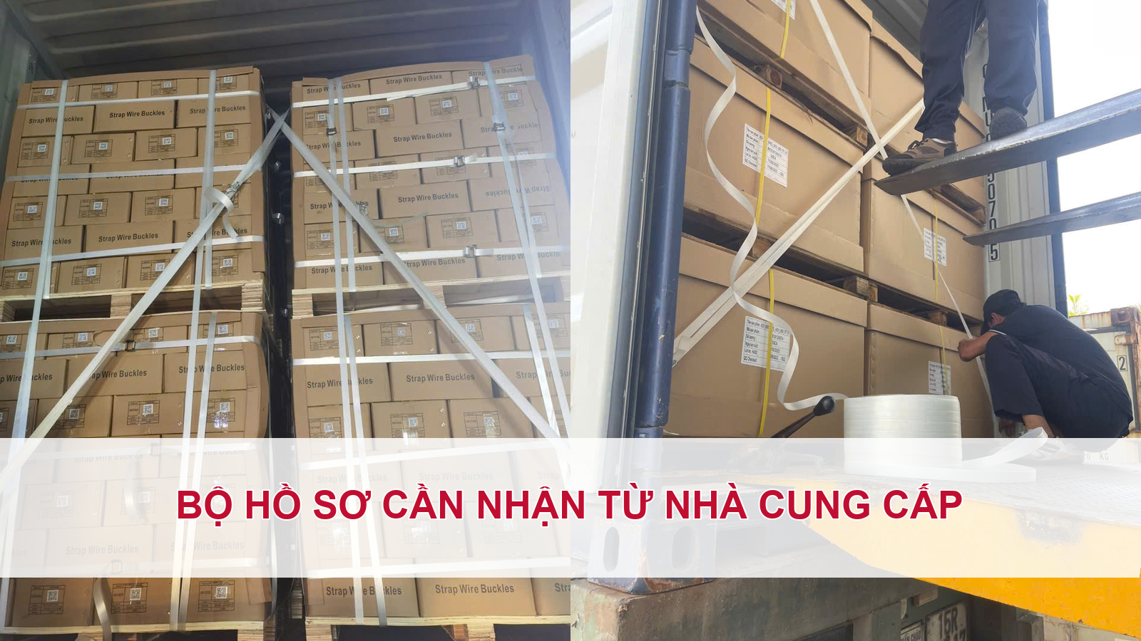 Bộ hồ sơ cần nhận từ nhà cung cấp
