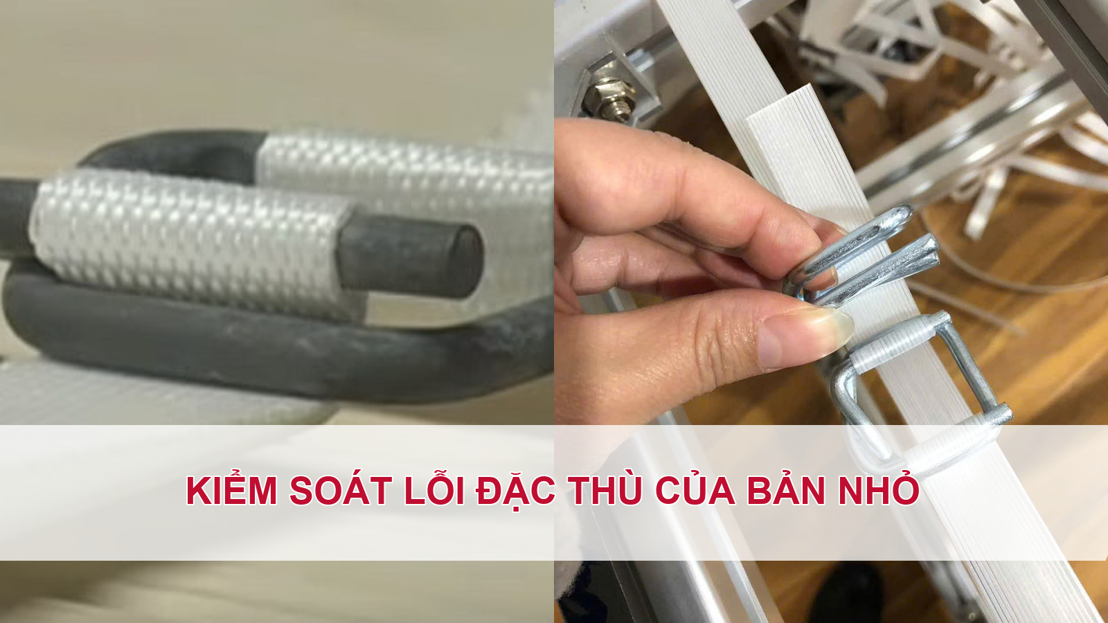 Kiểm soát lỗi đặc thù của bản nhỏ dây composite 13mm