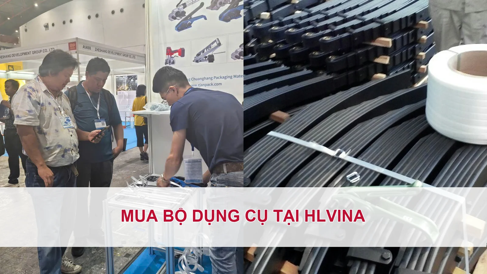 Mua bộ dụng cụ đóng đai composite tại HLVINA