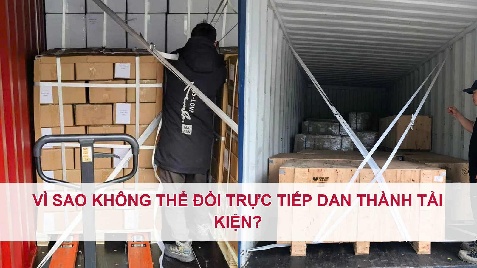 Vì sao không thể đổi trực tiếp daN thành tải kiện?